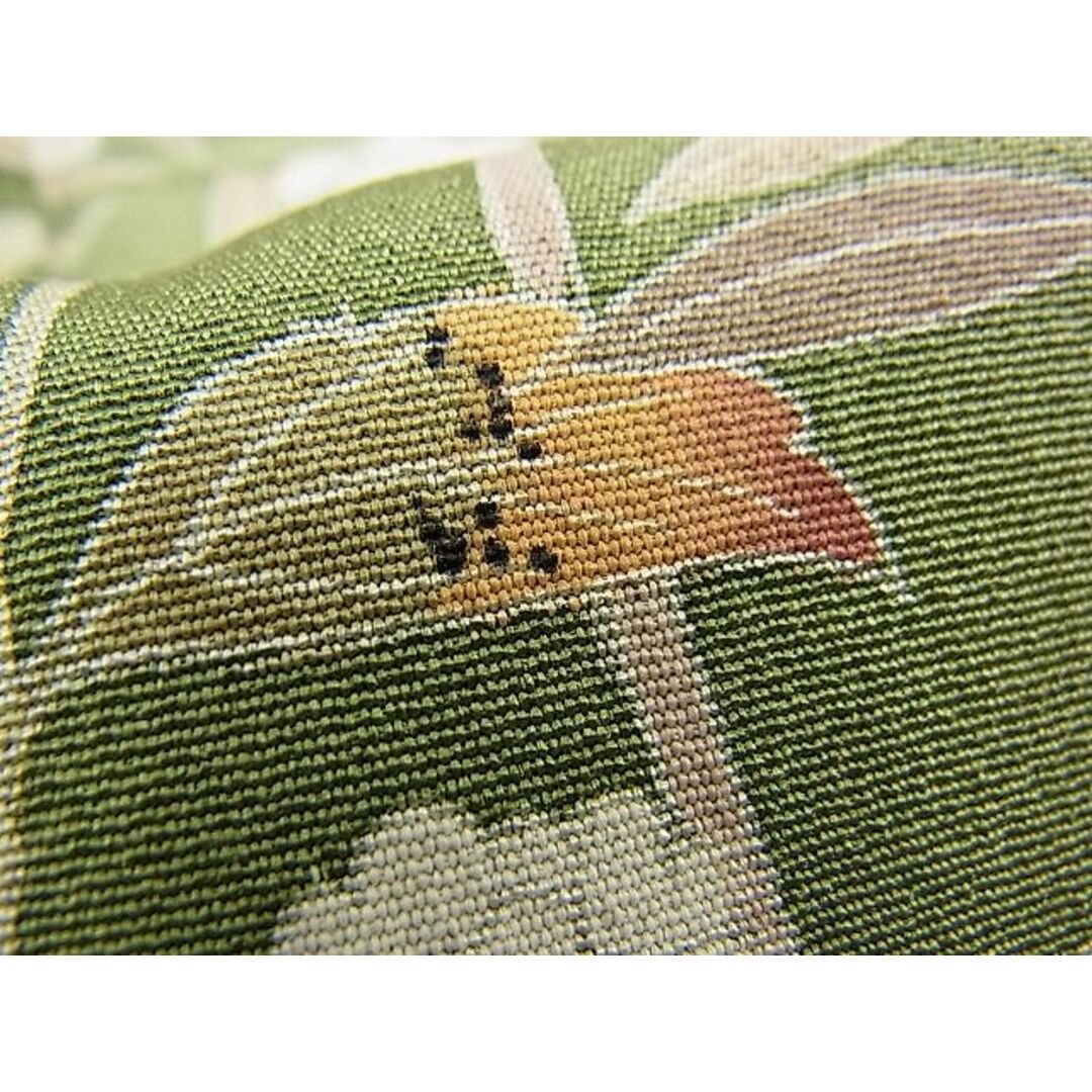 平和屋野田店■訪問着 単衣 京友禅 作家物 枝花文 暈し染め 逸品 n-kg3417