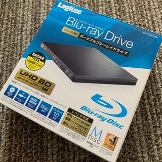 エレコム(ELECOM)のエレコム ポータブルBlu-rayドライブ UHD BD搭載 ブラック LBD-(PC周辺機器)