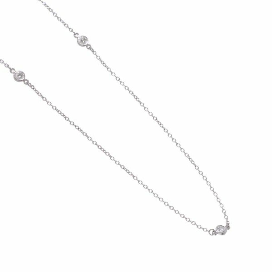 Tiffany & Co.(ティファニー)のティファニー TIFFANY&CO. バイザヤード ダイヤ 5P ネックレス 42cm Pt プラチナ VLP 90196785 レディースのアクセサリー(ブレスレット/バングル)の商品写真