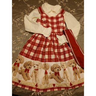 シャーリーテンプル(Shirley Temple)のシャーリー　みみ様専用150プードルジャンバースカート(ワンピース)