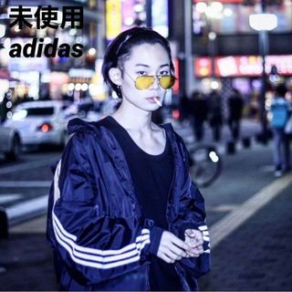 アディダス(adidas)の未使用❗️【アディダス】80sヴィンテージデサント社ジャージ紺ネイビー花沢将人(ナイロンジャケット)