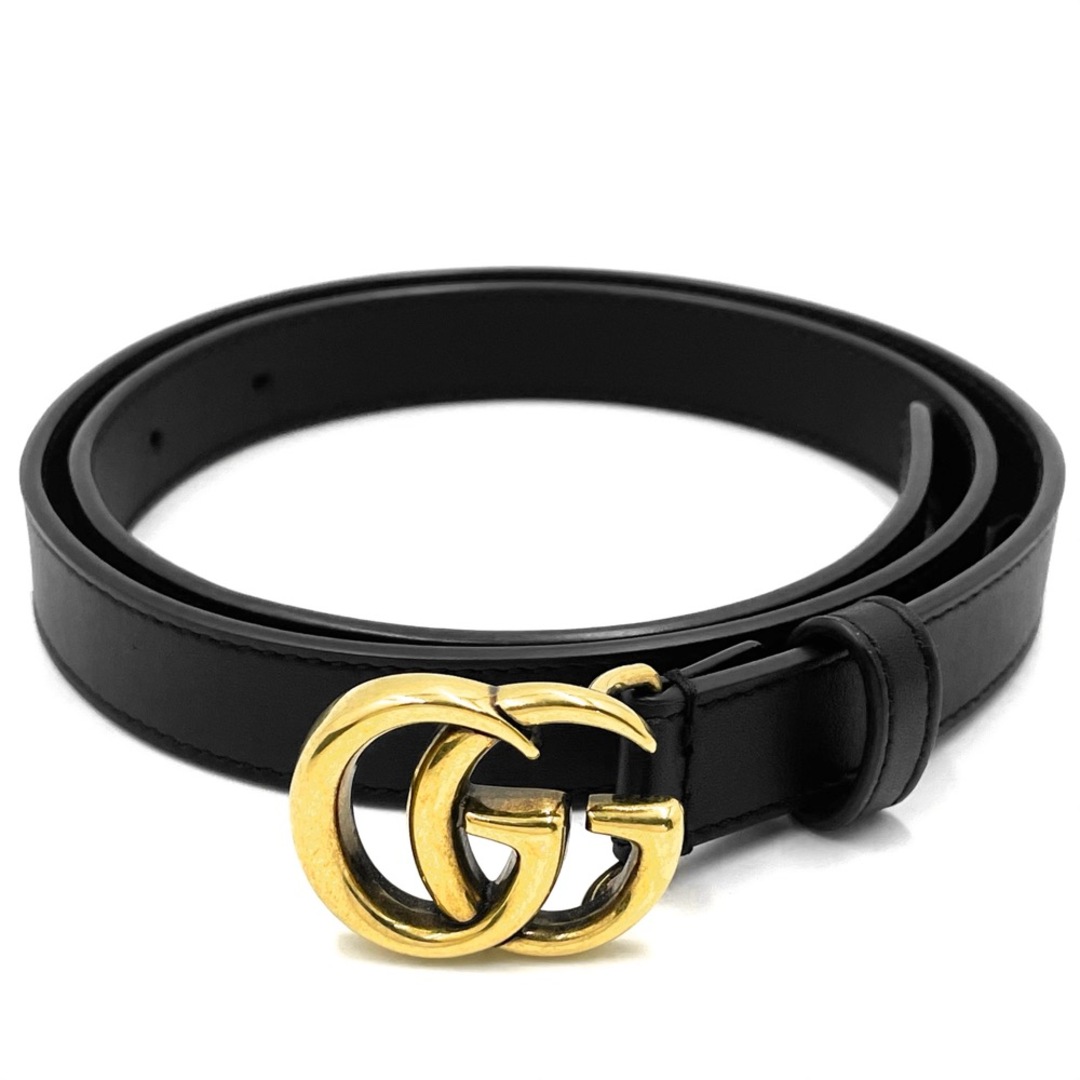 Gucci - GUCCI グッチ ベルト ダブルGバックル GG 80・32 細め