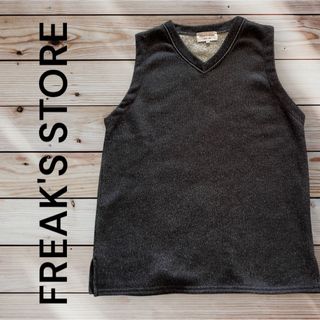 FREAK'S STORE ワッシャーキルトベスト ジップアップ ジレ