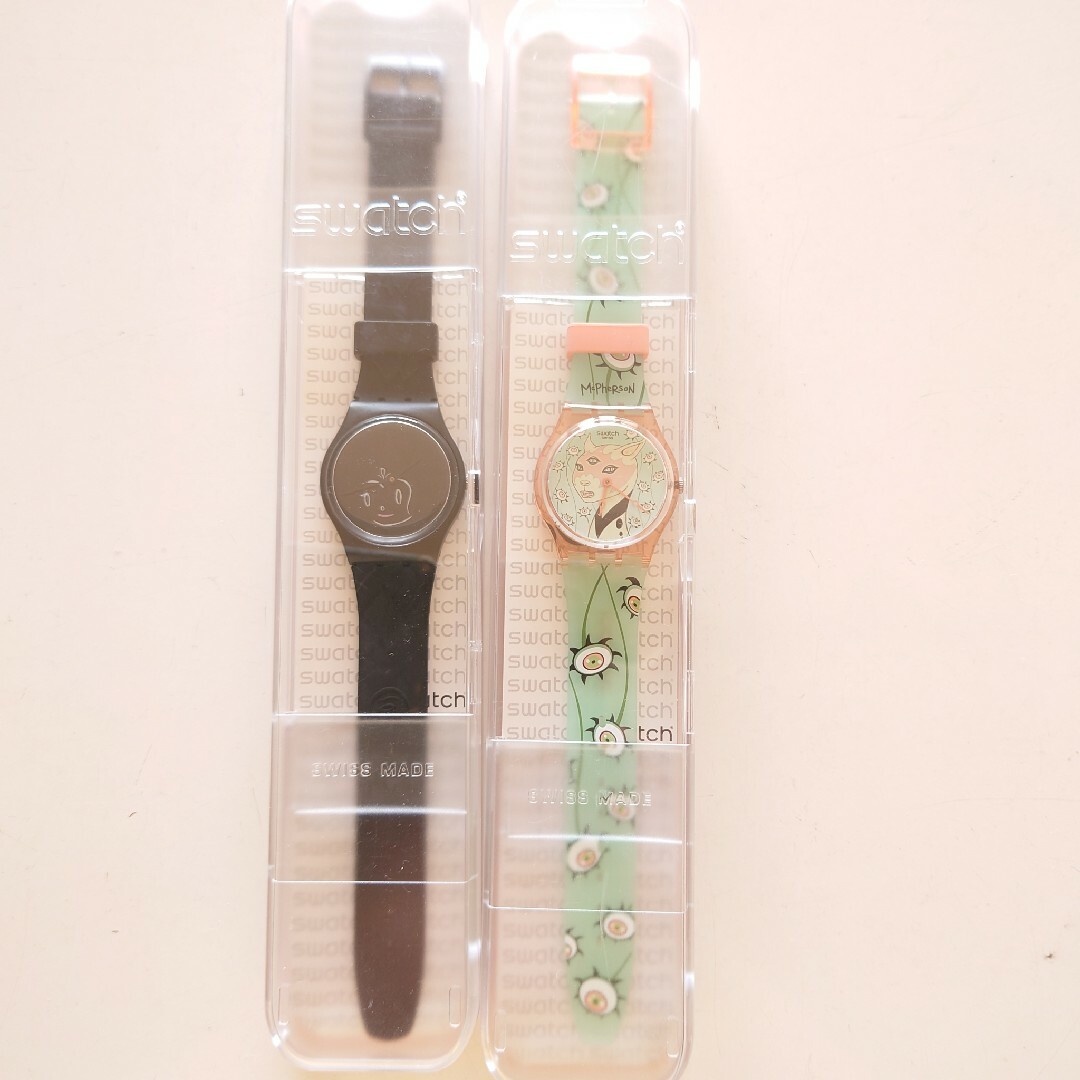 swatch(スウォッチ)の美品　スウォッチ２本セット メンズの時計(腕時計(アナログ))の商品写真