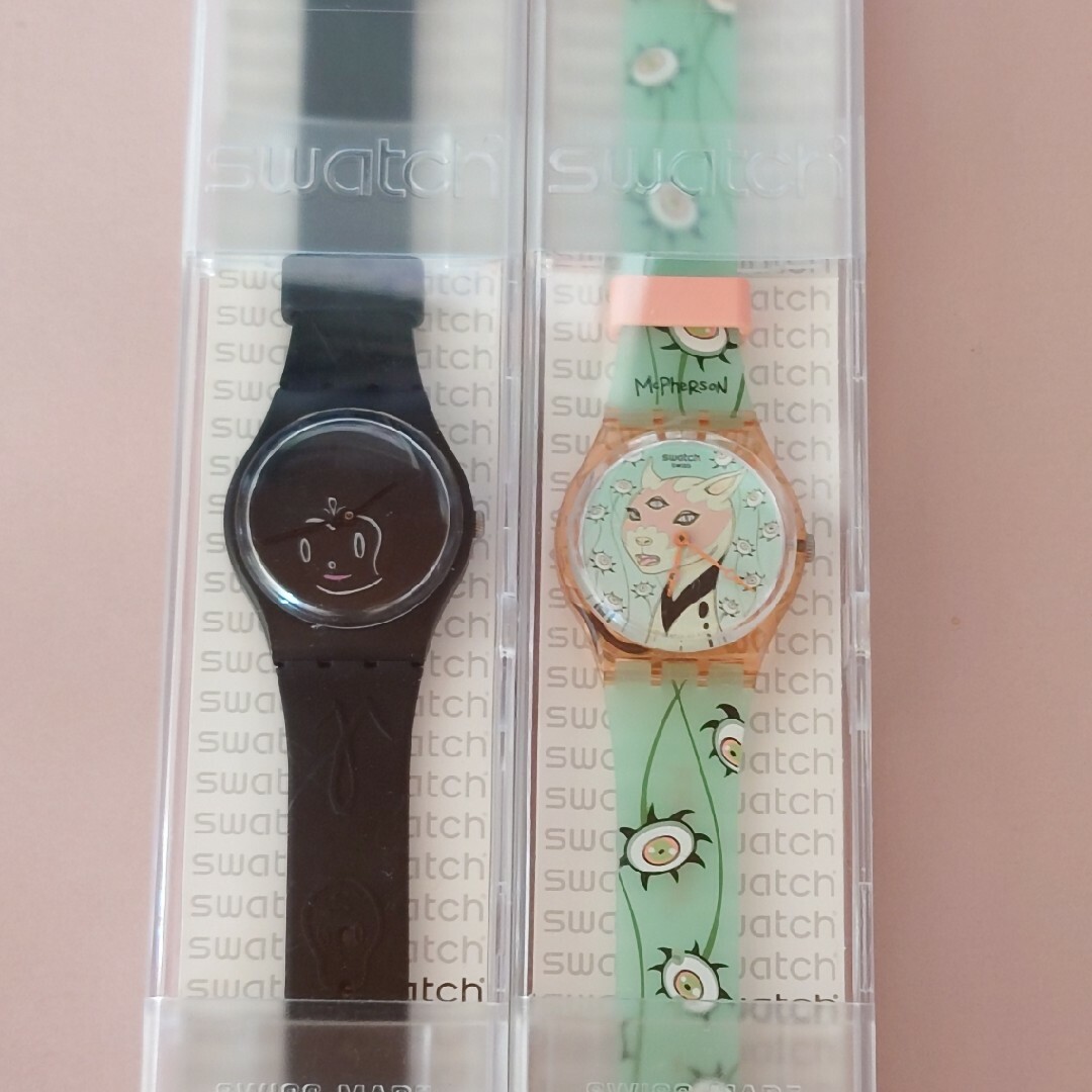 swatch(スウォッチ)の美品　スウォッチ２本セット メンズの時計(腕時計(アナログ))の商品写真