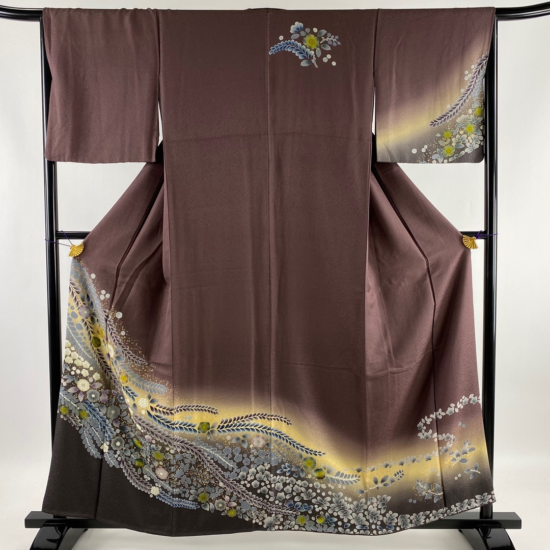 訪問着 身丈158.5cm 裄丈66cm M 正絹 美品 秀品