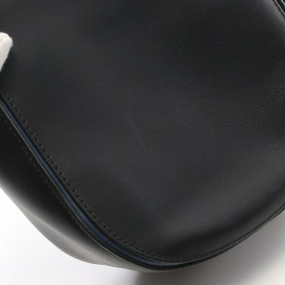 Paul Smith(ポールスミス)の ハンドバッグ レザー ブラック ブルー ロゴ 2WAY レディースのバッグ(ハンドバッグ)の商品写真