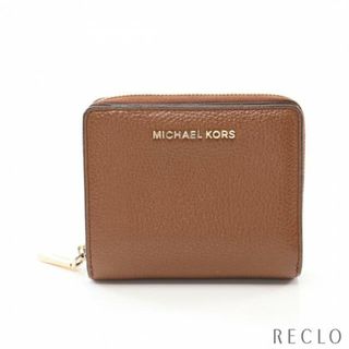 マイケルコース(Michael Kors)のJET SET 二つ折り財布 レザー ブラウン(財布)