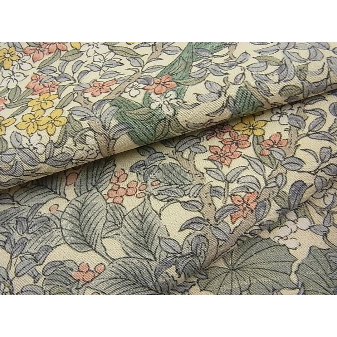 平和屋野田店■上質な小紋 草花尽くし 逸品 n-ne2140 | フリマアプリ ラクマ