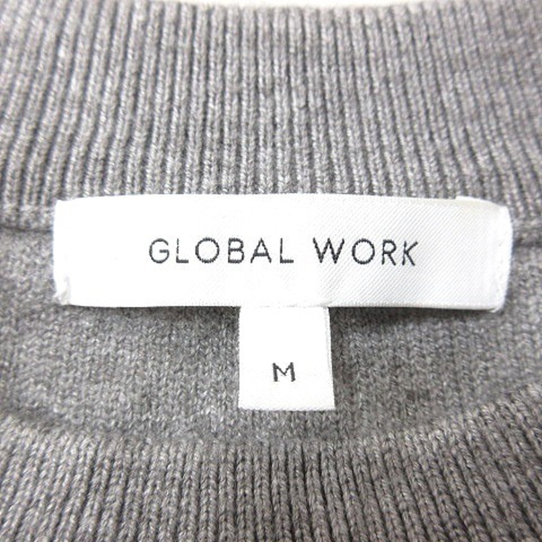 GLOBAL WORK(グローバルワーク)のグローバルワーク GLOBAL WORK ニット セーター 長袖 M グレー レディースのトップス(ニット/セーター)の商品写真