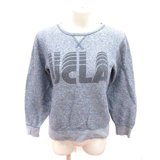 アザー(other)のUCLA カットソー Uネック 長袖 S 青 ブルー /RT(カットソー(長袖/七分))