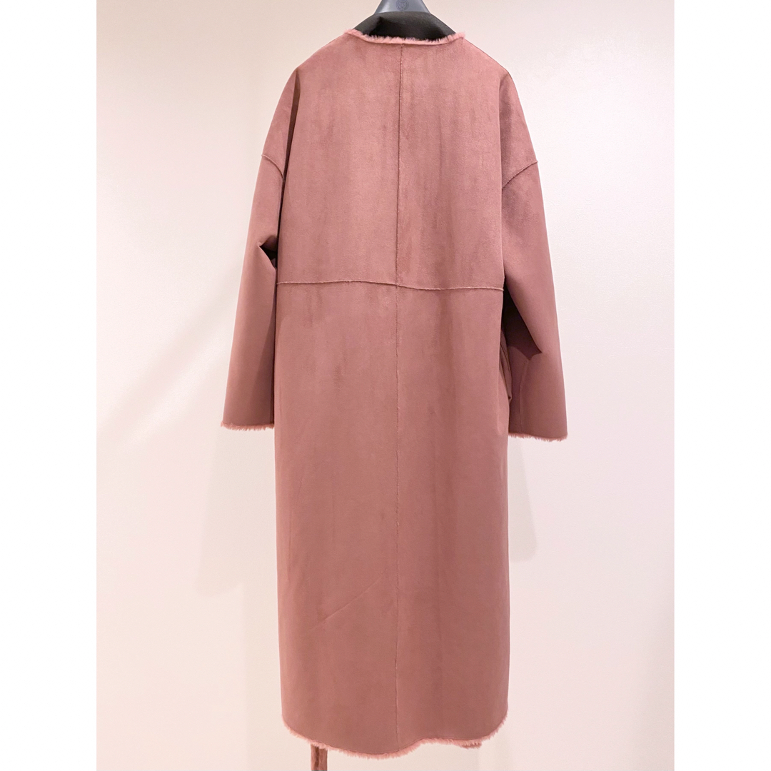 Ameri VINTAGE(アメリヴィンテージ)のAmeri VINTAGE 2WAY SOFT BOA LONG COAT レディースのジャケット/アウター(毛皮/ファーコート)の商品写真