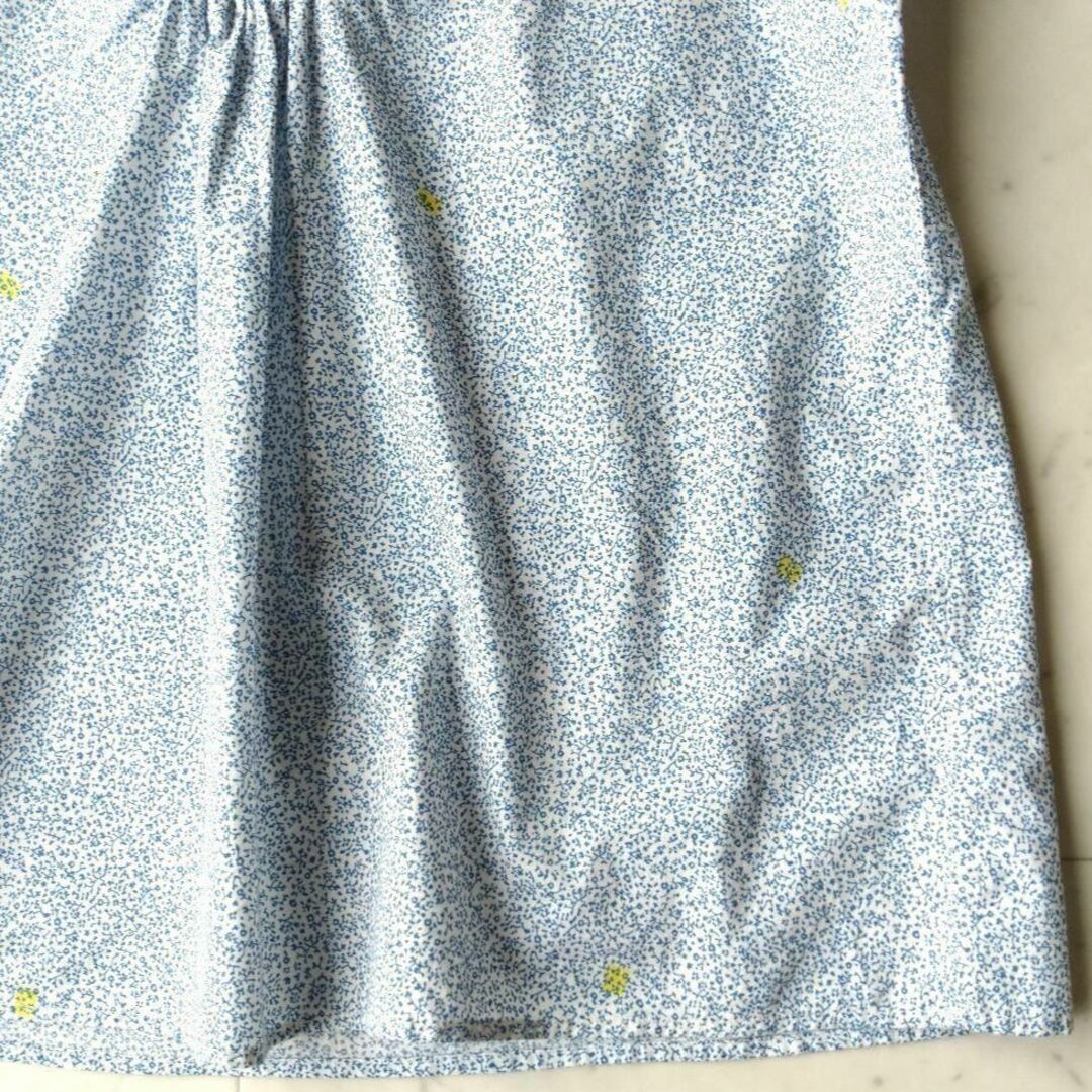 パラスパレス pallas palace☆小花柄 シャツ ブラウス トップス*青