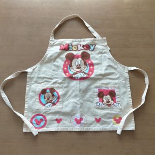 ミッキー　子供用エプロン(その他)