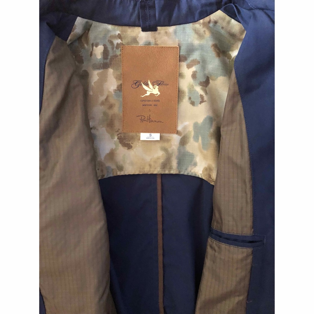 Ron Herman(ロンハーマン)のロンハーマン ×ゴールデンフリース スピワック ステンカラーコート USA メンズのジャケット/アウター(ステンカラーコート)の商品写真