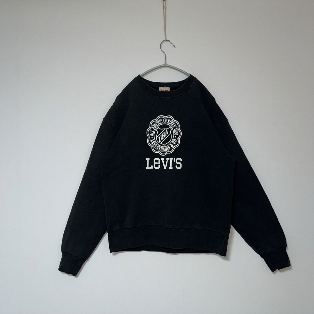 Levi's(リーバイス)のLevi’s スウェット ブラック リーバイス Mサイズ sweat メンズのトップス(スウェット)の商品写真