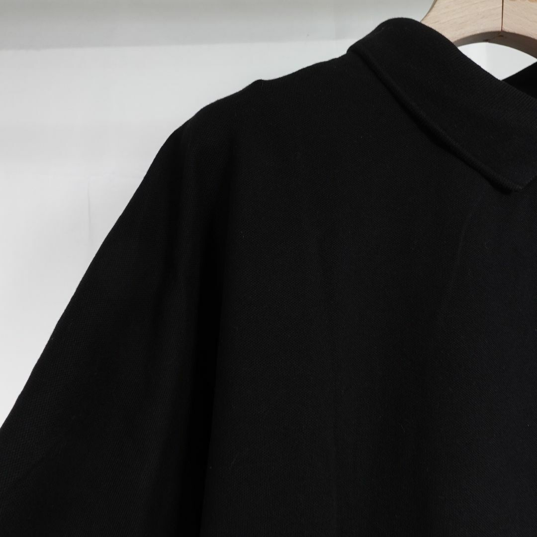 LACOSTE(ラコステ)のレディースポロシャツ ラコステ ブラック　size40 LACOSTE レディースのトップス(シャツ/ブラウス(半袖/袖なし))の商品写真