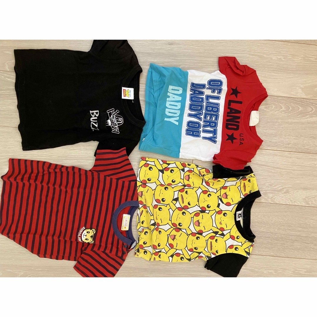 Tシャツ　4枚セット　90 キッズ/ベビー/マタニティのキッズ服男の子用(90cm~)(Tシャツ/カットソー)の商品写真