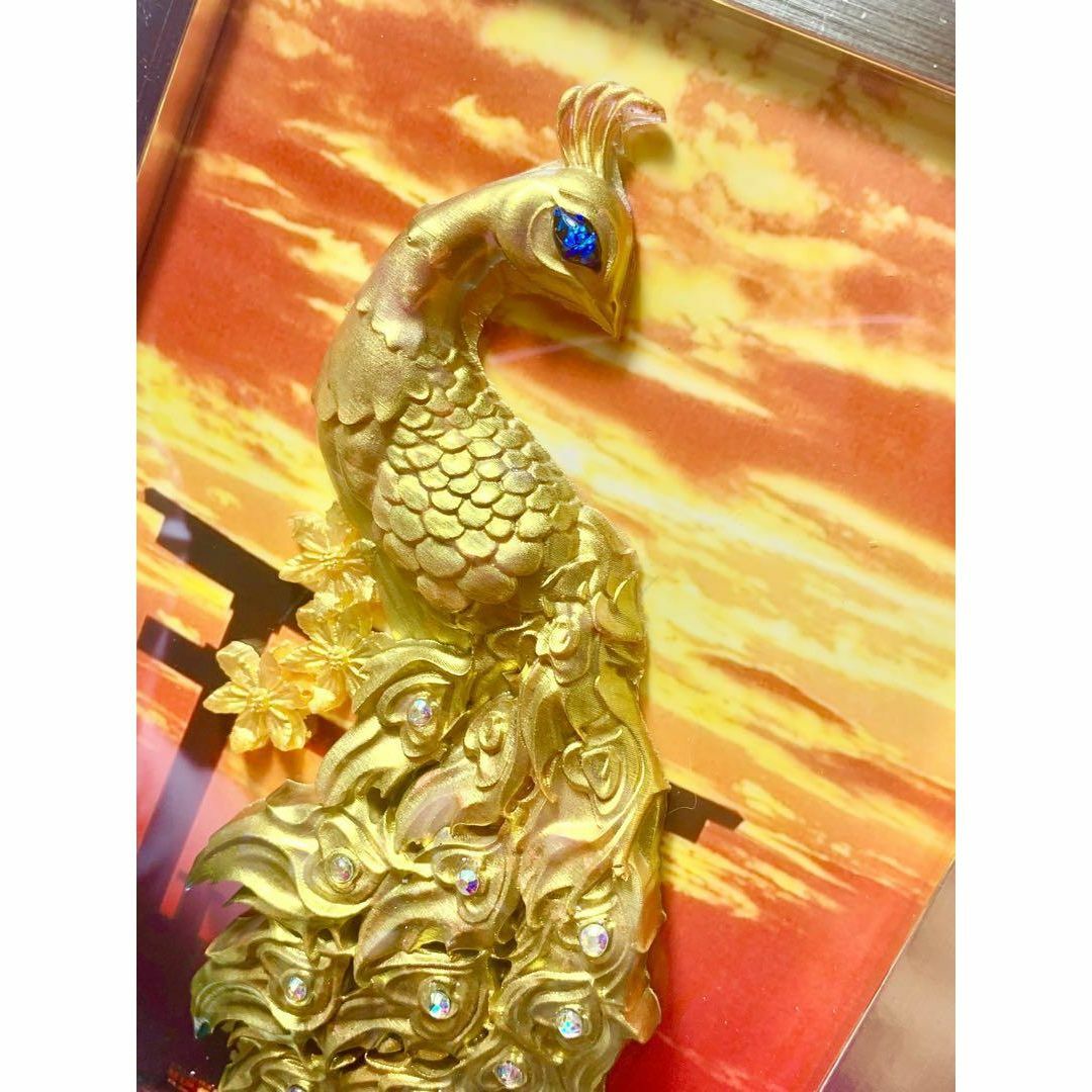 強力金運上昇○黄金の鳳凰○オルゴナイトフレーム☆宝くじ○競馬 強力金運上昇○黄金の鳳凰○オルゴナイトフレーム☆宝くじ○競馬