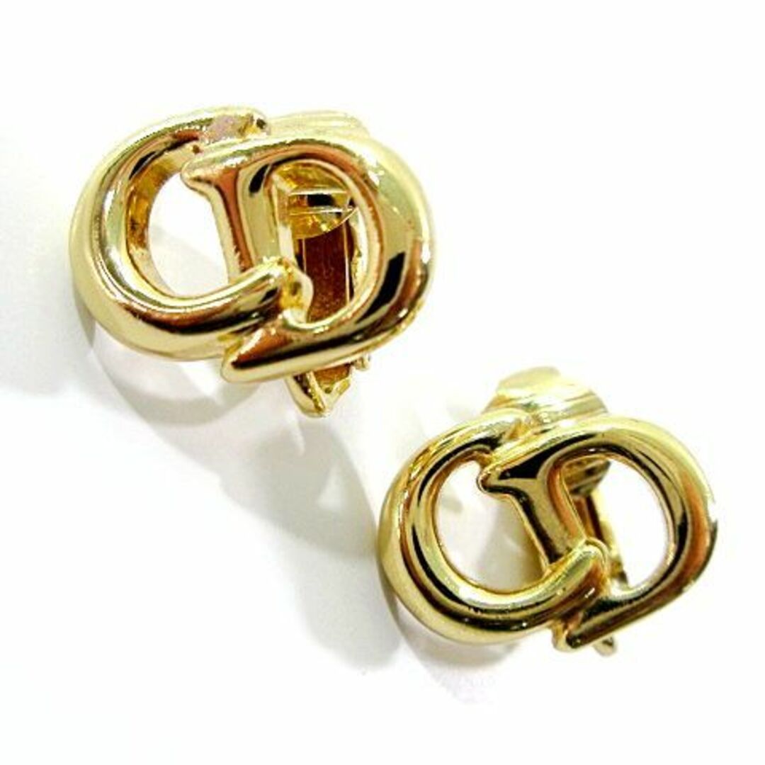 Christian Dior /ネックレス イヤリング セット ゴールドカラー-