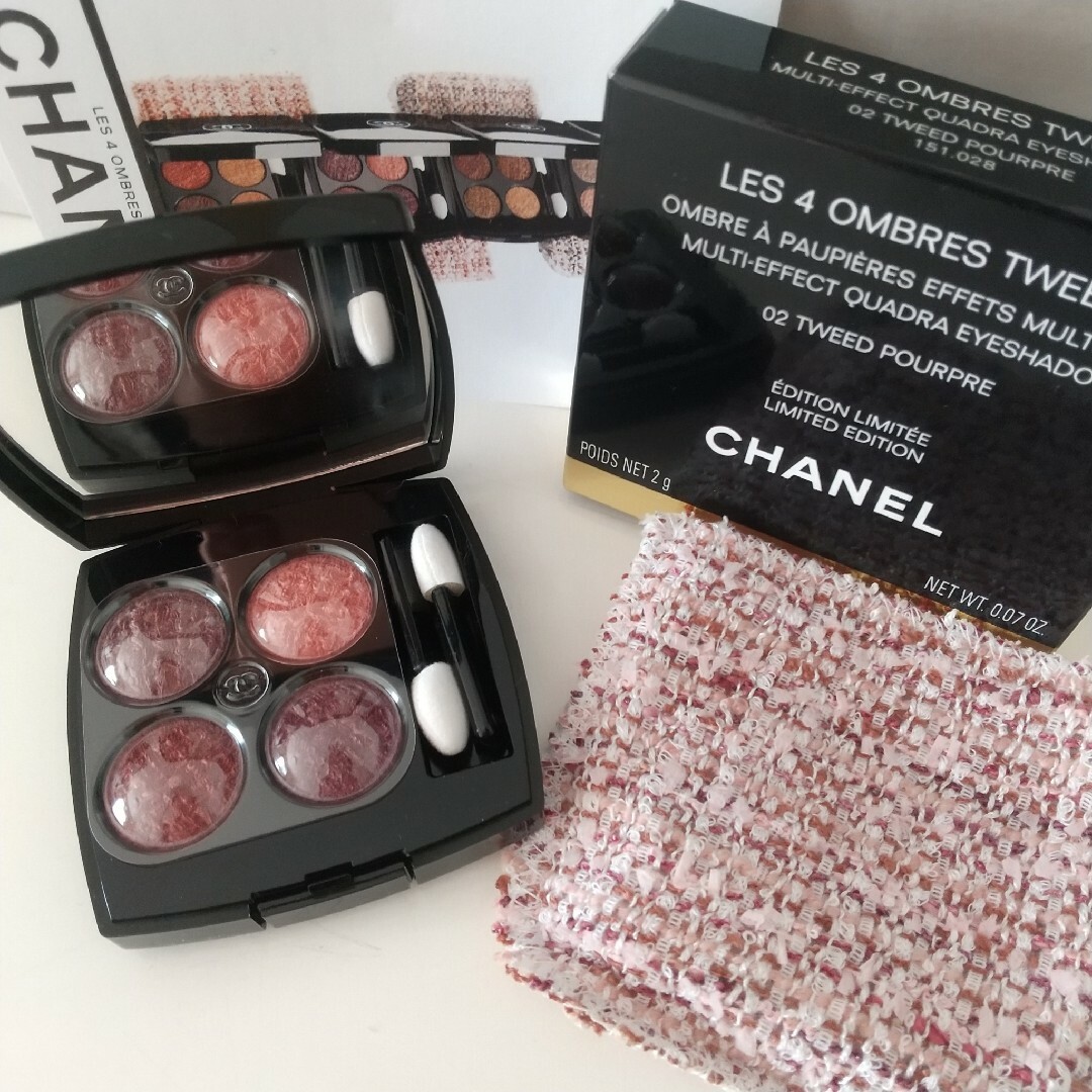 CHANEL(シャネル)のCHANEL🤍レキャトル オンブル ツイード 02  ツイード プールプル コスメ/美容のベースメイク/化粧品(アイシャドウ)の商品写真