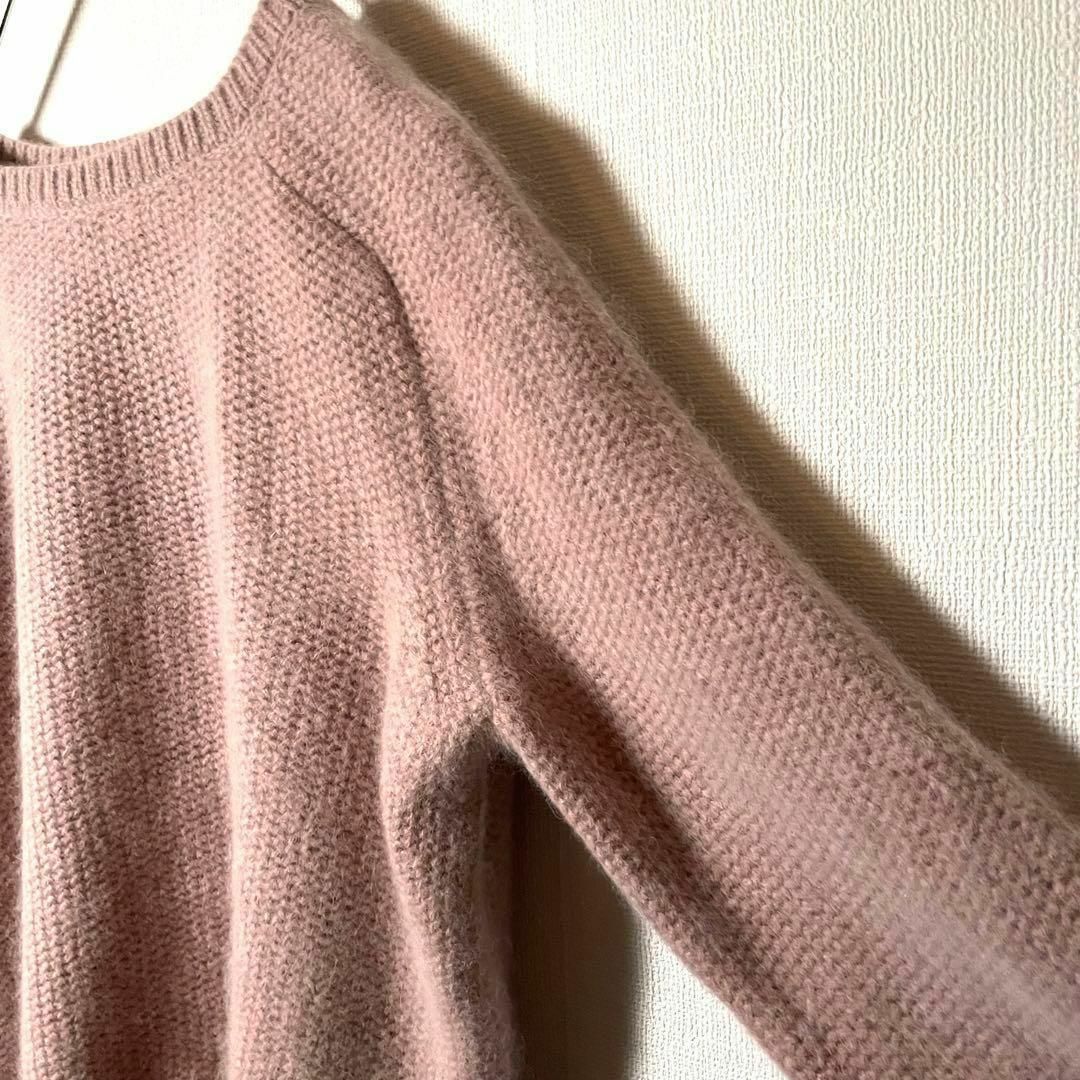 Max Mara(マックスマーラ)の美品❗️ ヨーロッパ製intrend Max Maraウールモヘアシャギーピンク レディースのトップス(ニット/セーター)の商品写真