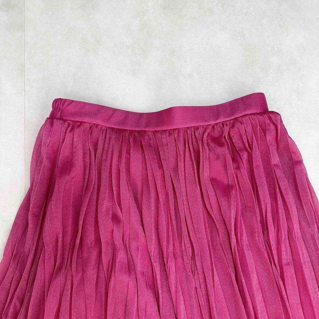 LEPSIM(レプシィム)の【LEPSIM】新品 未使用品 プリーツスカート  ロングスカート  ピンク レディースのスカート(ロングスカート)の商品写真