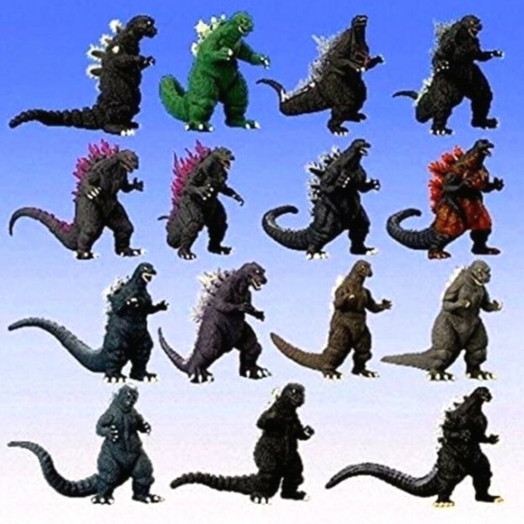 BANDAI(バンダイ)の🉐最安【GODZILLA】ゴジラクロニクル１  全15種フルコンプセット エンタメ/ホビーのフィギュア(特撮)の商品写真