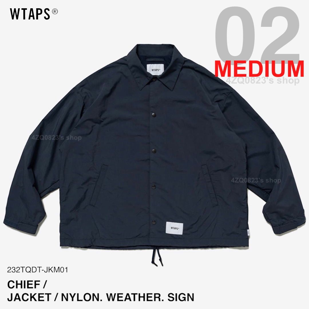 W)taps(ダブルタップス)の【条件あり※限定価格】WTAPS CHIEF JACKET NYLON M メンズのジャケット/アウター(ナイロンジャケット)の商品写真