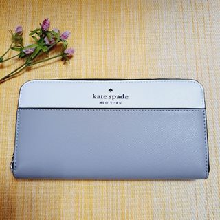 Kate spade ケイトスペード 長財布 白 WLR00120 レディース(財布)