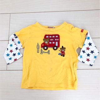 ミキハウス(mikihouse)の♡miki HOUSE♡ プッチー&ロンドンバス刺繍トップス 80🚌(シャツ/カットソー)