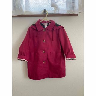 キッズ服女の子用(90cm~)bonpoint赤色ワンピース8とコート