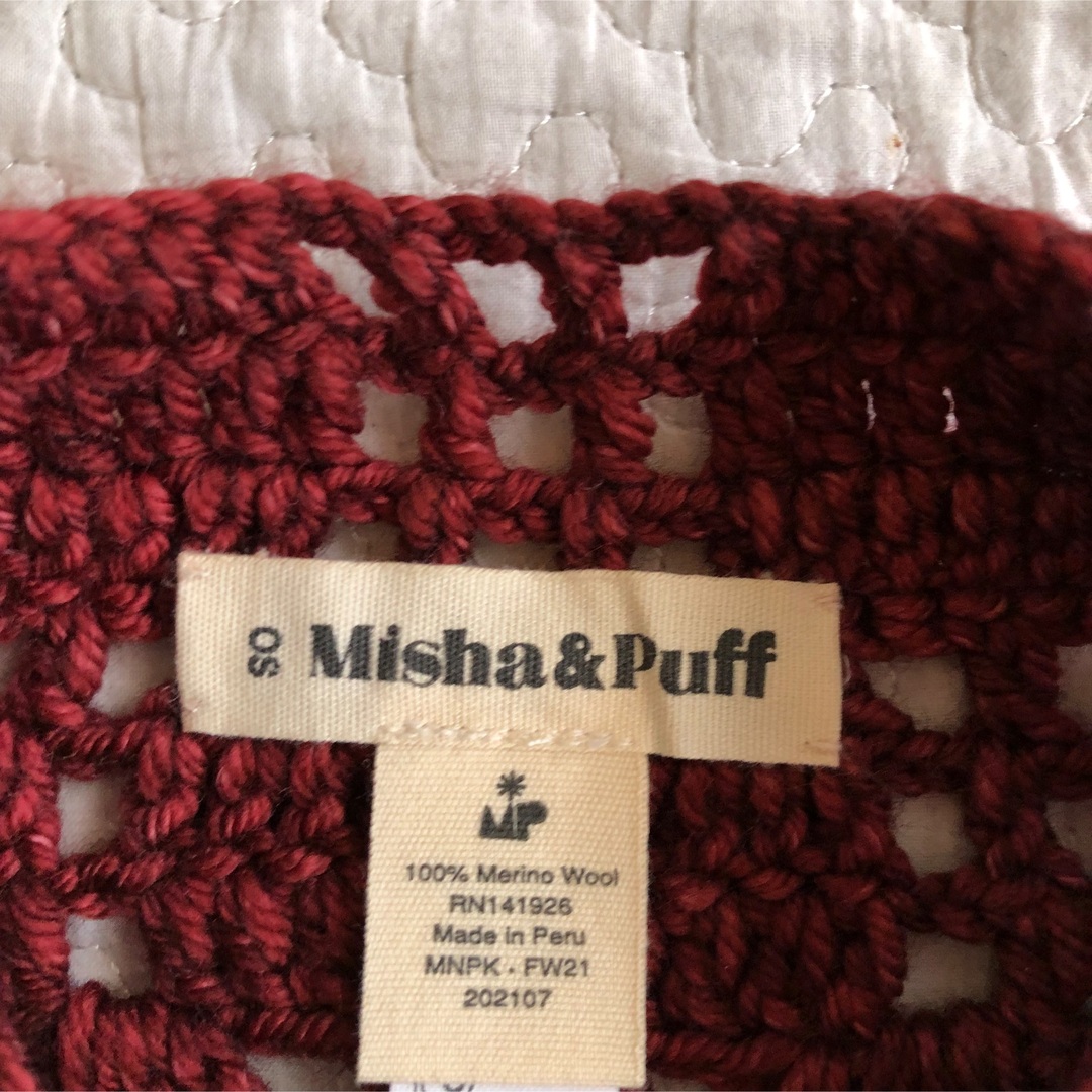 misha\u0026puff クロシェスカーフ マフラー