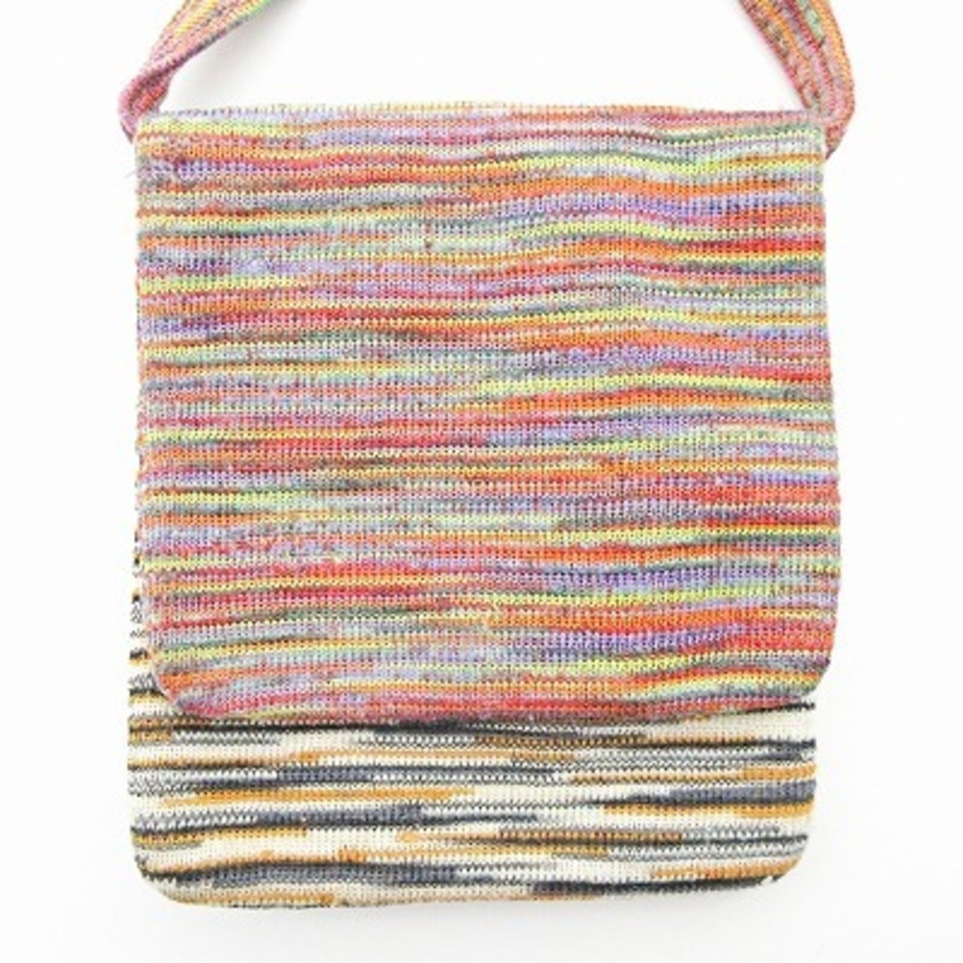 MISSONI(ミッソーニ)のミッソーニ ミニショルダーバッグ サコッシュ ニット ボーダー マルチカラー レディースのバッグ(ショルダーバッグ)の商品写真