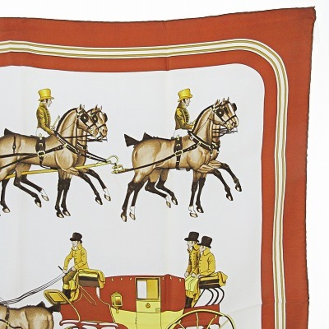 Hermes - エルメス カレ90 COACH&SADDLE スカーフ シルク 馬車 馬柄