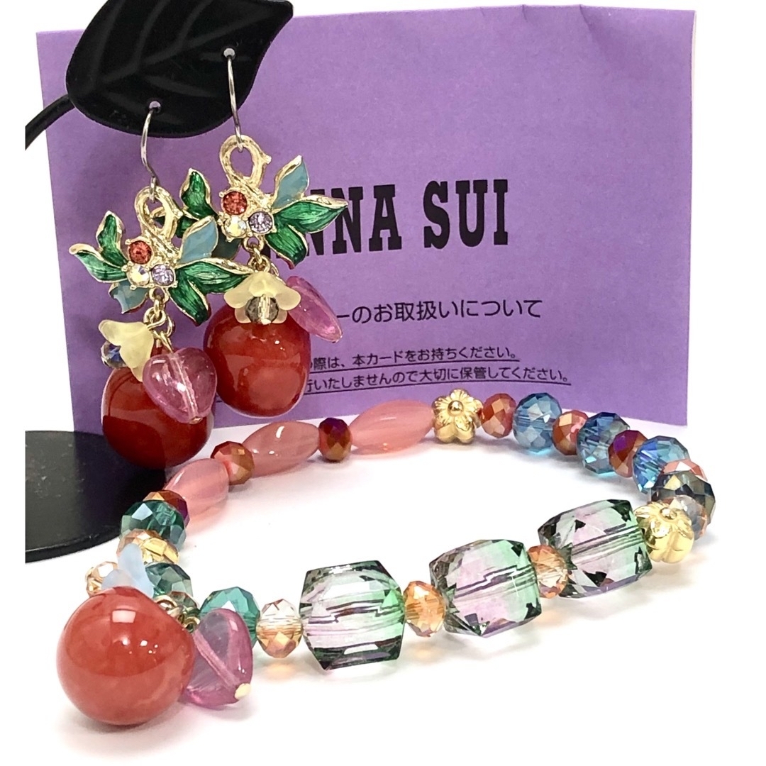 ANNA SUI アナスイ　フルーツ　ピアス　ブレス　セット　18672139