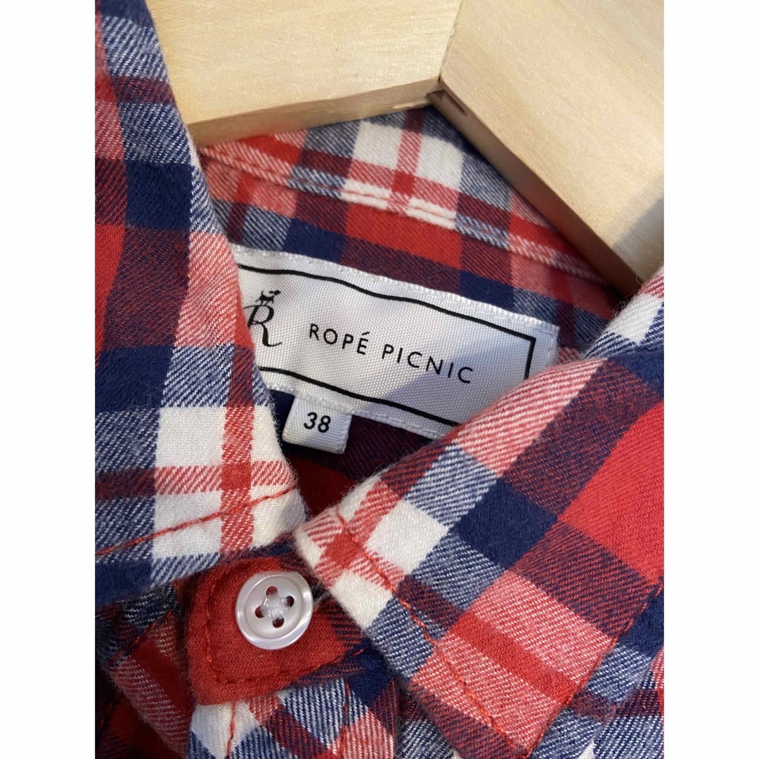 Rope' Picnic(ロペピクニック)のチェックシャツ レディースのトップス(シャツ/ブラウス(長袖/七分))の商品写真