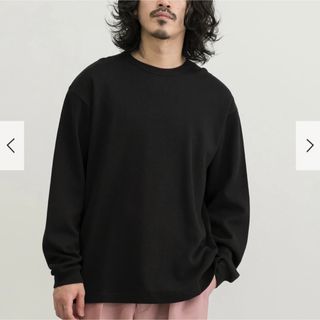 アーバンリサーチ(URBAN RESEARCH)のアーバンリサー 度詰めワッフルロングスリーブ 美品 綿100%(Tシャツ/カットソー(七分/長袖))