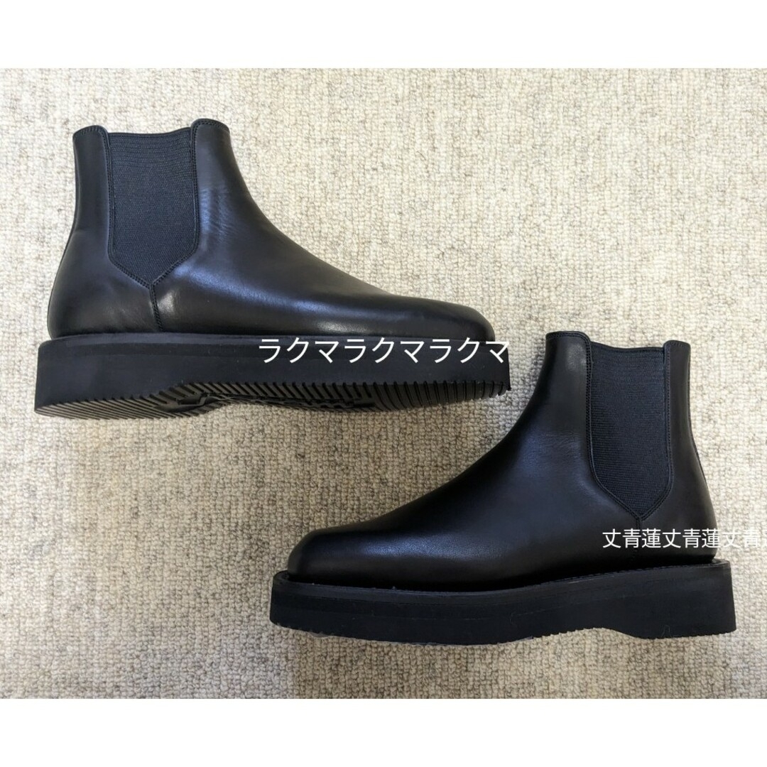 新品未使用 23.5 AURALEE LEATHER SQUARE BOOTS