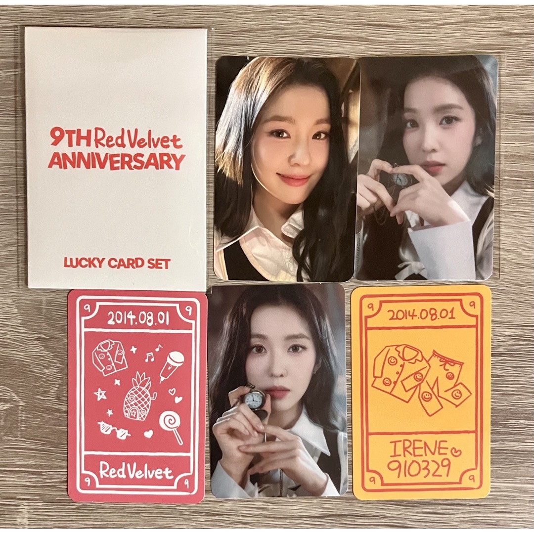 アイドルグッズRed Velvet アイリーン　Irene トレカ　9周年　ラッキーカード