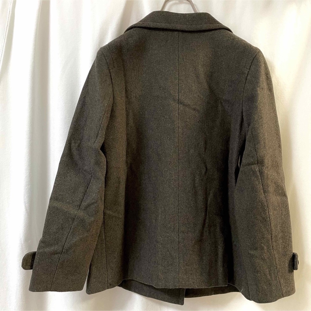 UNTITLED(アンタイトル)のUNTITLED アンタイトル PAOLETTY製 Pコート グレー ウール レディースのジャケット/アウター(ピーコート)の商品写真