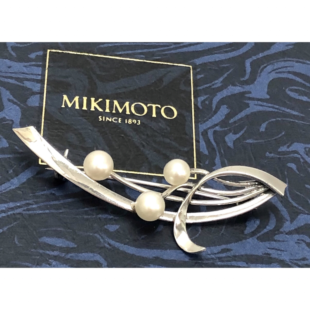 MIKIMOTO   ミキモト 4..0mmパール silver ブローチ の通販