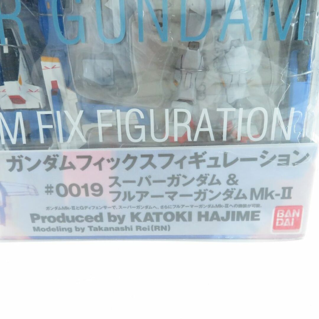 未使用 BANDAI バンダイ GUNDAM FIX FIGURATION #0019 スーパーガンダム&フルアーマーガンダムMk-II フィギュア 1点 GFF ガンプラ プラモデル ホビー トイ 模型 HU627C