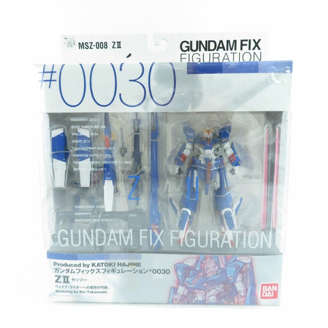 未使用 BANDAI バンダイ GUNDAM FIX FIGURATION #0030 ZII ゼッツー フィギュア 1点 GFF Zガンダム プラモデル ホビー 模型 HU630C