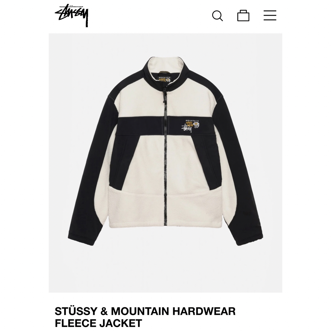 STÜSSY & MOUNTAIN HARDWEAR FLEECE JACKET