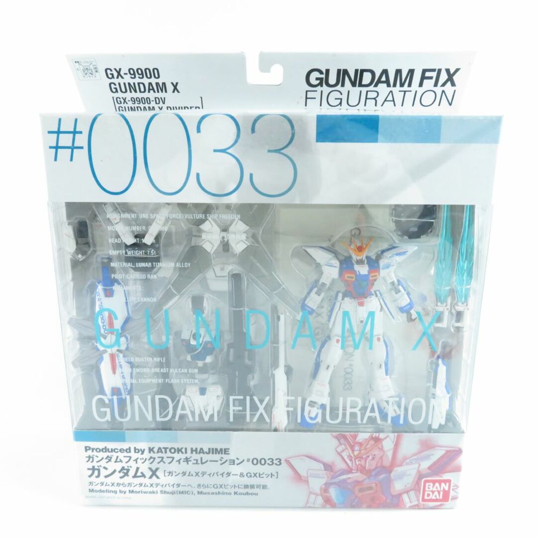 未使用 BANDAI バンダイ GUNDAM FIX FIGURATION #0033 ガンダムX ガンダムXディバイダー＆GXビット フィギュア 1点 GFF ガンプラ プラモデル ホビー トイ 模型 HU638Cフィギュア