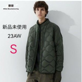 新品 ユニクロWM 23AW リサイクルハイブリッドダウンジャケット ブラックM