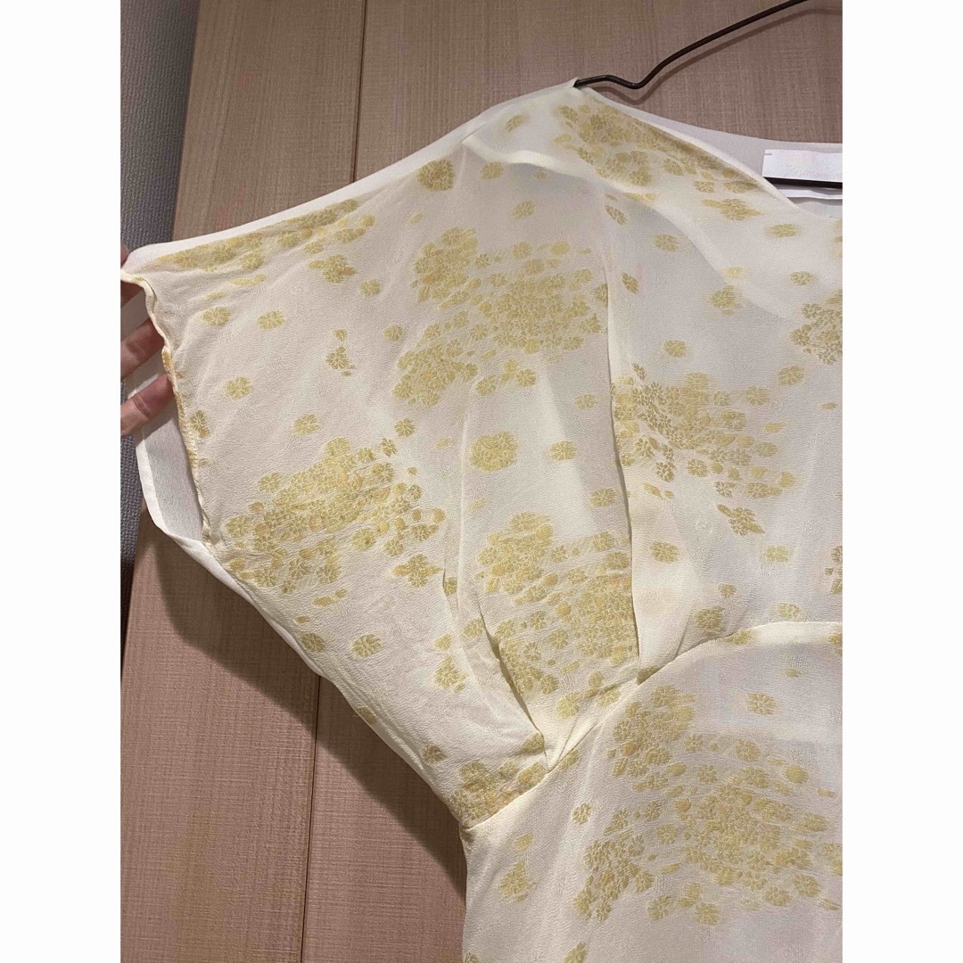 mame(マメ)のMame / 2019SS Pedicel Jacquard Tops レディースのトップス(シャツ/ブラウス(半袖/袖なし))の商品写真