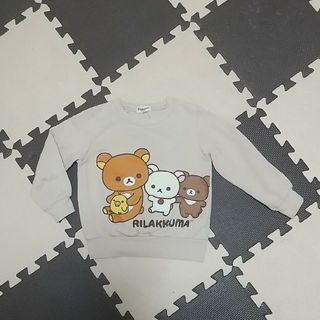 サンエックス(サンエックス)の女の子 リラックマ 裏起毛 トレーナー 110cm(Tシャツ/カットソー)