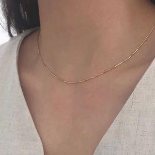 トゥデイフル(TODAYFUL)の★再再再入荷★ ステンレス スネーク チェーン ネックレス(ネックレス)